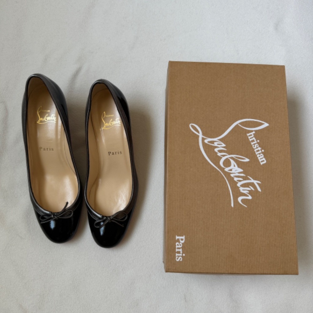 Marica Balla 45 Patent Calf Kitten Heel 36 - Picture 4 of 8